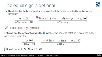 CS450   21   1  Inductive definitions