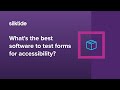 Whats the best software to test form accessibility  web accessibility faq  silktide