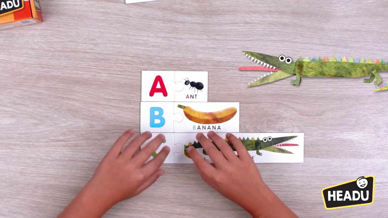 Touch ABC Alphabet Game - Montessori Inspired Learning Puzzle For Kids Ages 3+, Educational Reading Toy