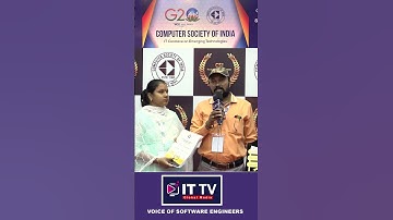 csi latest video: "Exploring the Computer Society of India | G20 | ITTV Global Media