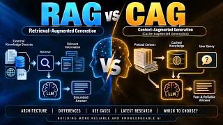 RAG vs CAG Explained | Retrieval-Augmented vs Context/Cache-Augmented Generation