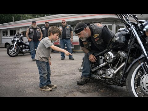 Don't start your motorcycles! the little boy warns the Hells Angels what they found shocked everyone