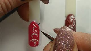 Вензеля-это легко. Урок 10 Nail art Arabesques, c'est facile. Leçon 10 Вензеля-это легко. Урок 10 Nail art Arabesques, c'est facile. Leçon 10