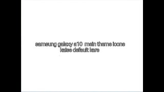 Samsung Galaxy a10 Mein theme icons default kaise kare screenshot 2