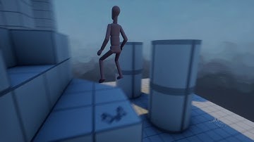 Dreams™ fully working climbing puppet with basic animation!