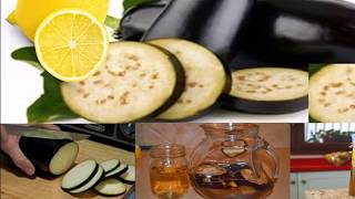 Jugo de berenjena con limon para adelgazar
