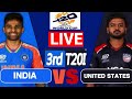 🔴 LIVE : India vs United States of America, 3rd Match, T20 World Cup 2026 | IND vs USA live match