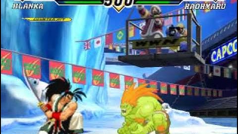 Capcom vs SNK 2 Dhalsim vs Shiho 4