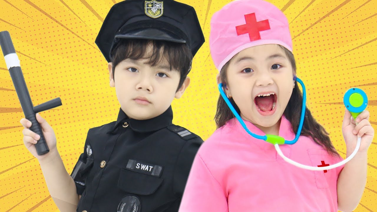 Annie and Sammy Pretend Play Choose to Work by Professions Fun Careers