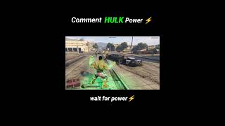 GTA 5 HULK VS POLICE #gta5 #gta #shortsfeed