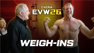 Athletes Weigh Ins | EVW26 News