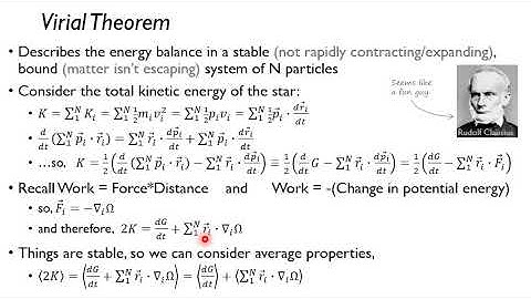 Quick Notes on Virial Equilibrium (ASTR 4201)