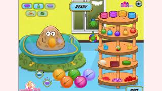 How to play Pou Bathing game | Free online games | MantiGames.com screenshot 4