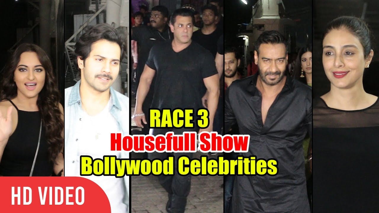 RACE 3 Housefull Show With Bollywood Celebrities | LIVE Screening | Salman Khan, Ajay Devgn & Many