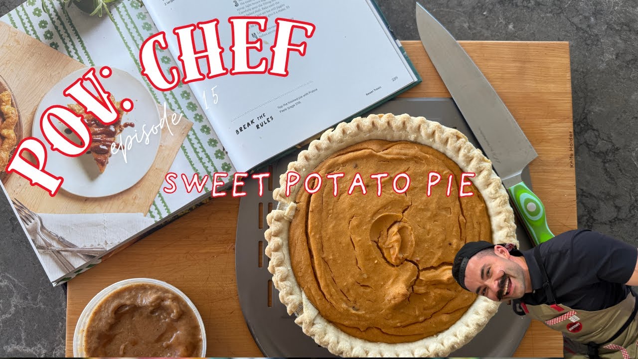 POV_Chef Leftover Sweet Potato Pie - YouTube