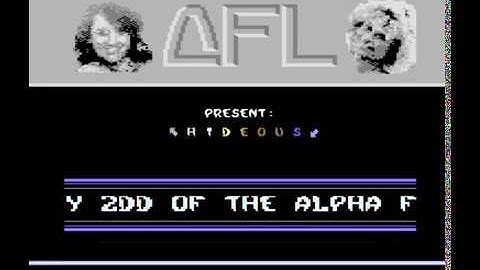 Alpha Flight Intro - Commodore 64 - C64 - Hideous - Cracktro (PAL)