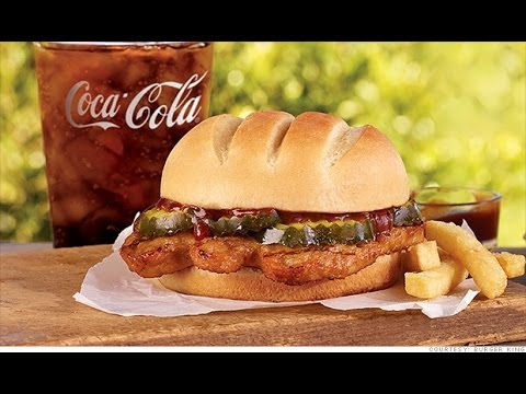 CarBS - Burger King BBQ Rib Sandwich - YouTube
