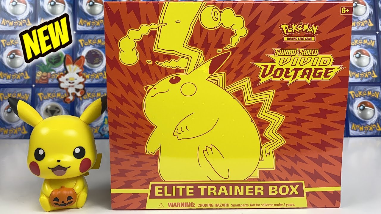 Details about   Pokemon Vivid Voltage Elite Trainer Box SEALED Pikachu VMAX sleeves packs ETB 