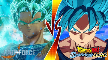Dragon Ball: Sparking Zero VS Jump Force-Skills Transformations & Ultimate Attack Comparison