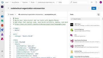 Azure Devops CI Pipeline for Java Spring Boot