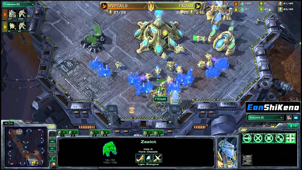 MVPTAiLs vs FXOasd PvP G1 Zotac - Starcraft 2 EonShiKeno