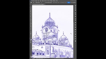 Pen Drawing Effect in #photoshop #shorts #fyp
