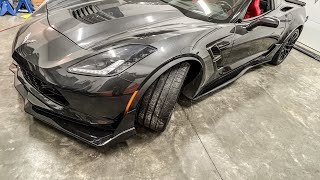 HOW TO INSTALL SIDE SKIRTS CORVETTE C7 STINGRAY GRANDSPORT Z06