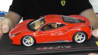 Today we take a look at the beautiful ferrari 488 gtb in rosso corsa
red with tan interior. this model is made by bbr models and 1/18
scale. recorded i...