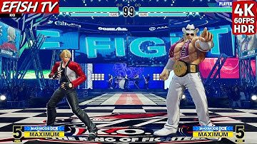 Rock Howard vs Antonov (Hardest AI) - KOF XV | 4K 60FPS HDR