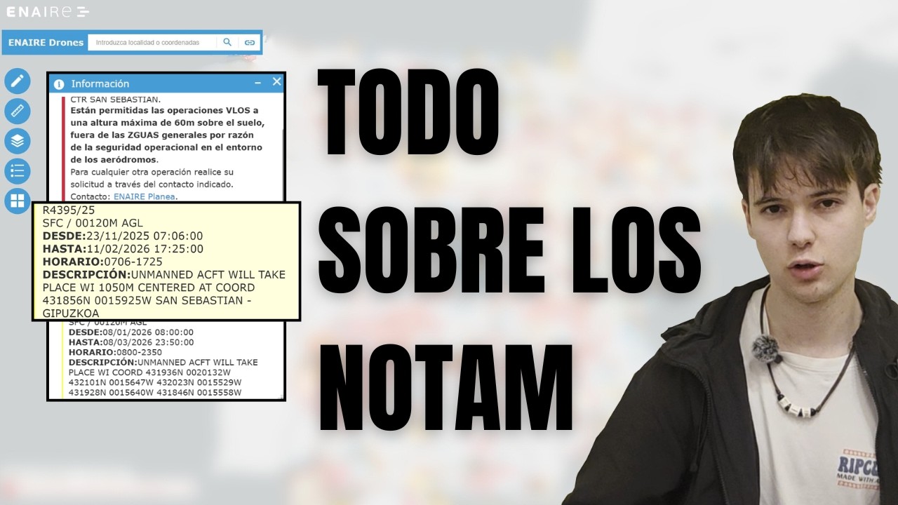 TODO SOBRE LOS NOTAM EN DRONES
