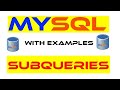 MySQL Queries and Subqueries Tutorial For beginners || MySQL Server DBMS Training