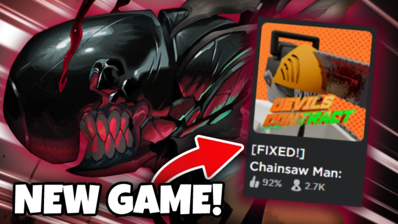 RANDANDAN! JÁ TEMOS JOGOS DE CHAINSAW MAN NO ROBLOX E ESTÃO BEM PROMISSORES  