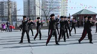 Танцевальный флешмоб в Кыргызском национальном военном лицее!