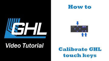 Touch keypad calibration of GHL devices via GHL Control Center