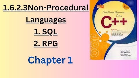 Understanding Non-Procedural Languages, SQL, and Report Program Generator