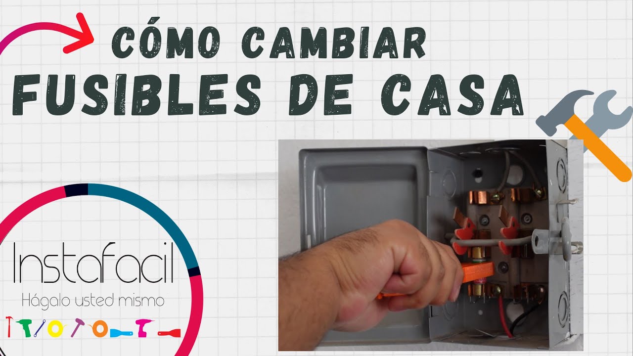 Cómo cambiar un fusible casa - YouTube