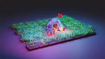 Low Poly Cave Tutorial in Blender 2.92| Time Lapse Video |3d Design| Blender Low Poly 3d Game Design