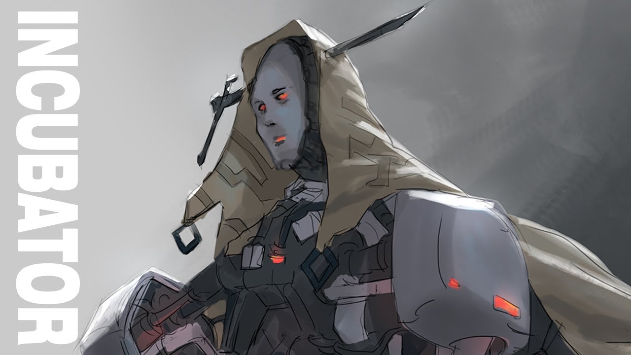 Concept Art - Incubator - Sketch frame process- character design - YouTube