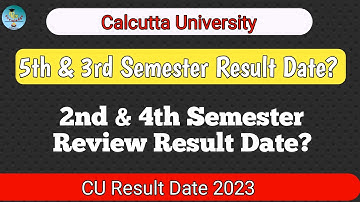 5th & 3rd Sem Results Date? | 2nd & 4th  Semester Review Date |Odd Semester Results Cu Result 2023