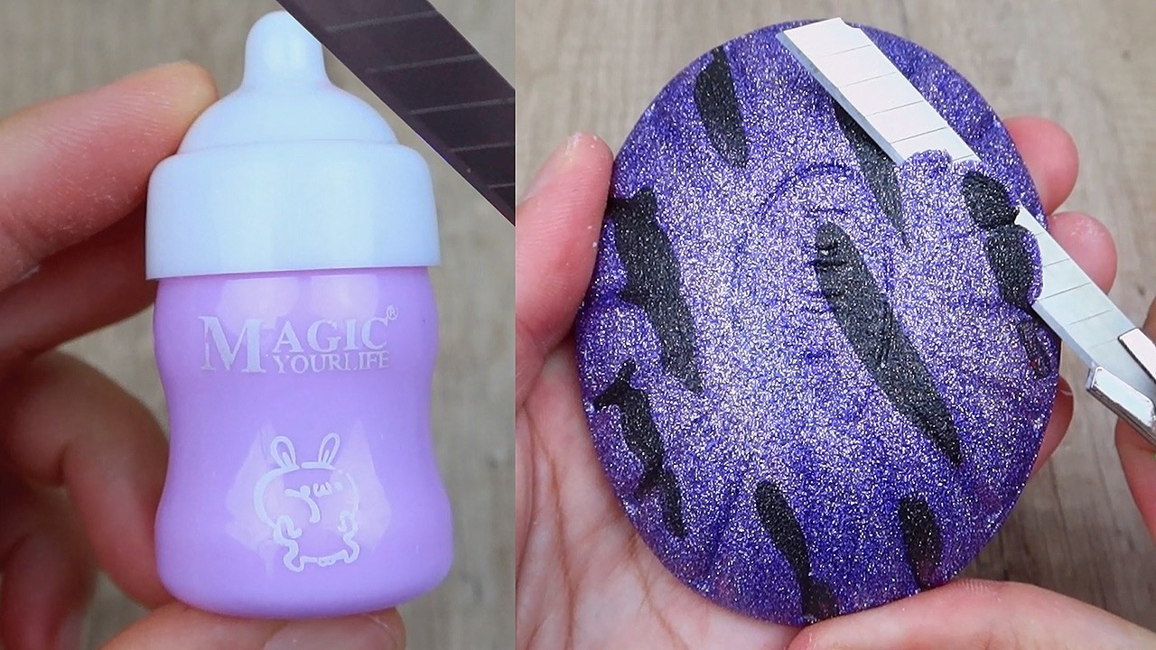 Relaxing Soap Cutting ASMR. Satisfying Soap and lipstick cutting. Corte de jabón - 1253