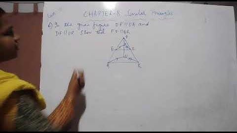 Class 10 Maths  || Chapter 8 || Exercise 8.1 || Problem 6 || Similar Triangles || Telangana & AP