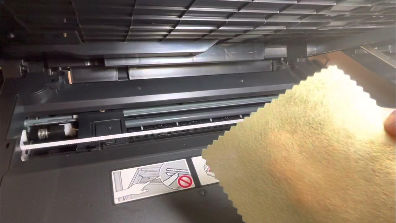 How to clean brother printer encoding film strip ( to fix blurred