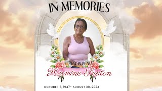 Thanksgiving service for the late Hermine seaton