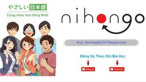 Bảng chữ cái tiếng Nhật Hiragana