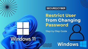 How to Restrict User from Changing Password in Windows