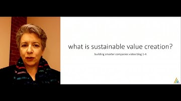 1.4 what is sustainable value creation