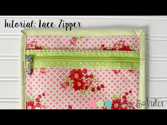 Learn How to Install a Lace Zipper on Vinyl or Fabric 
