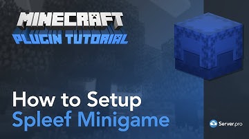 How to Setup Spleef Minigame - Minecraft Java