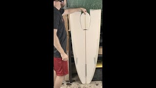 Shaping Handplanes From A Broken Surfboard #Shorts