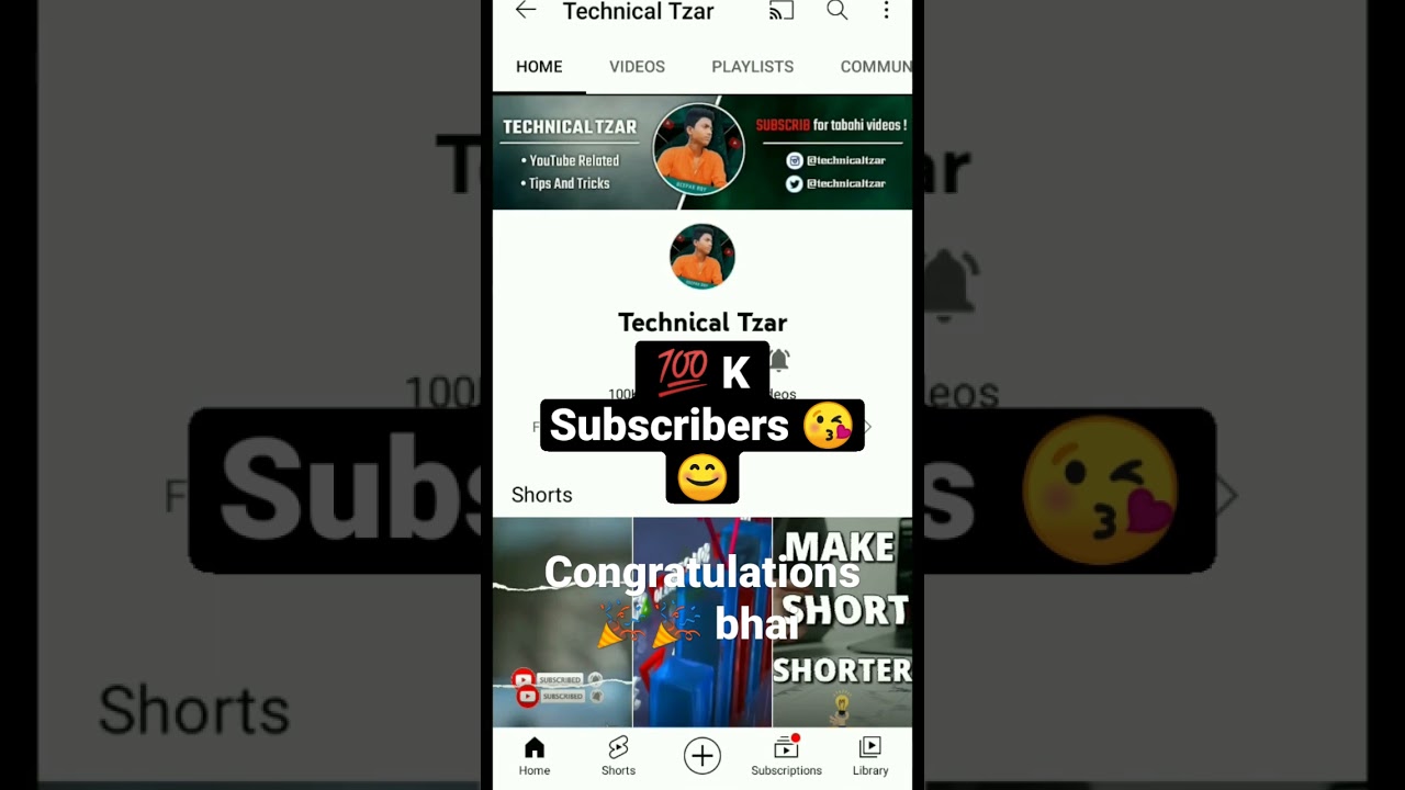 technical tzar 100k 🎉🎉